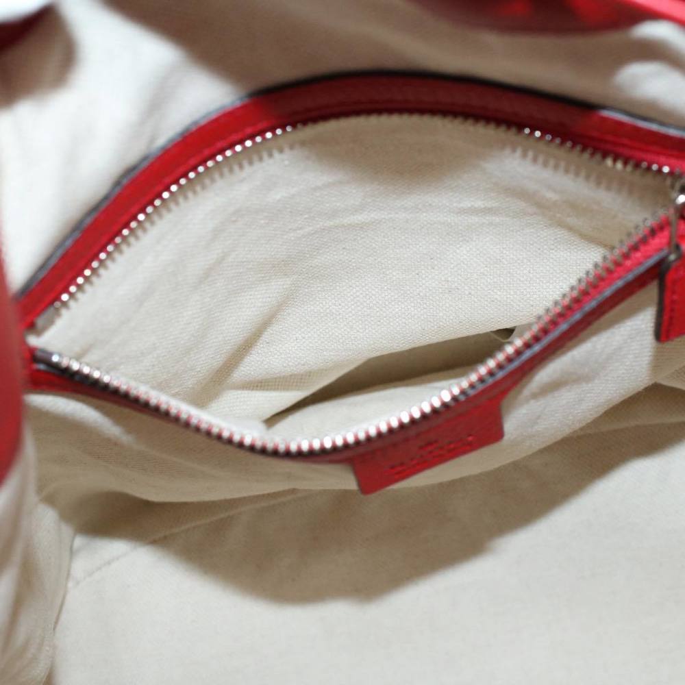 GUCCI Soho Backpack Leather Red 368588 Auth fm2801 - Picture 11 of 16